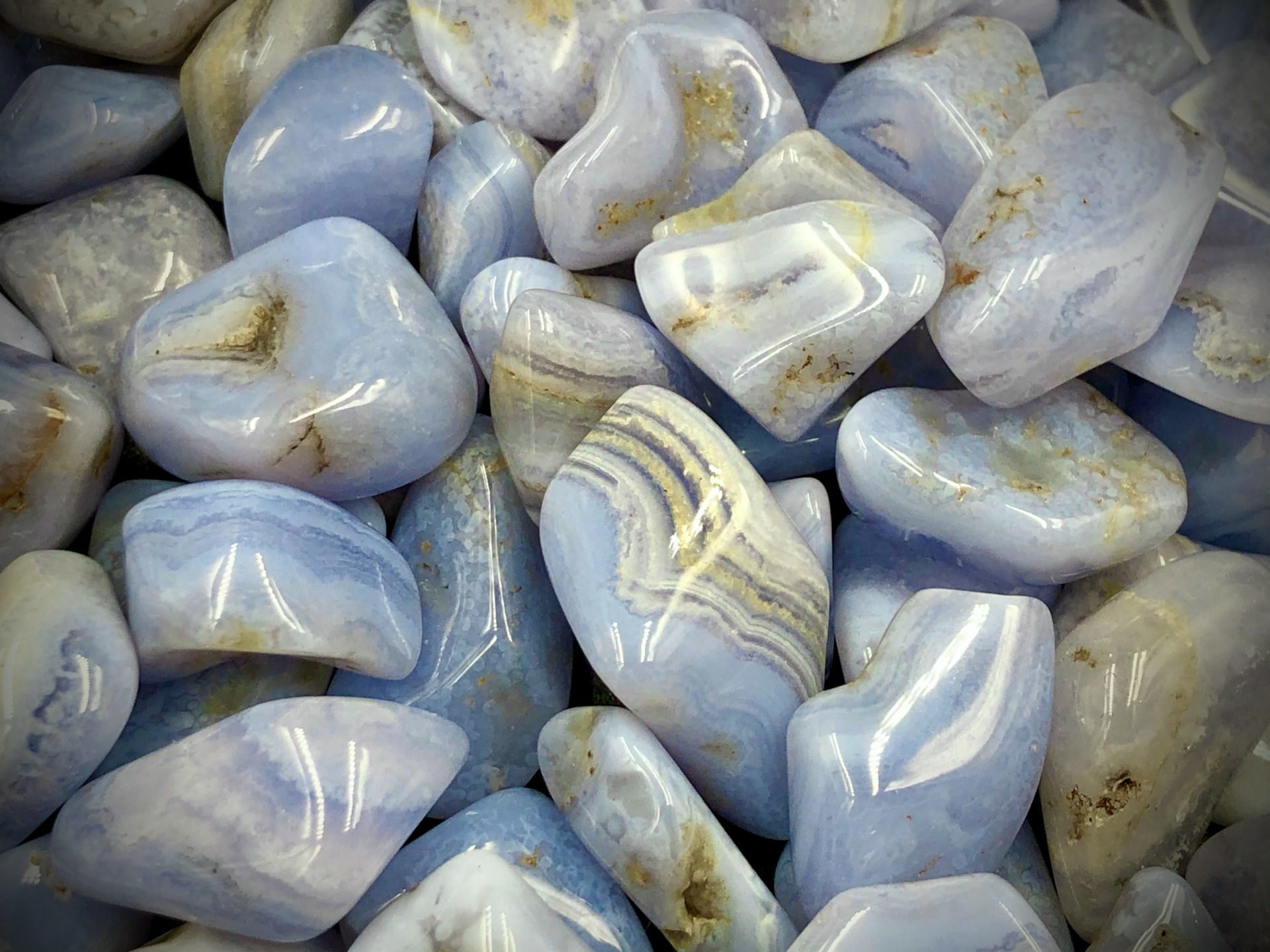 chalcedon błękitny